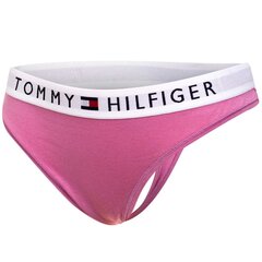 Naiste aluspüksid - stringai Tommy Hilfiger THONG, rožinės UW0UW01555 VUN 44075 hind ja info | Naiste aluspüksid | kaup24.ee
