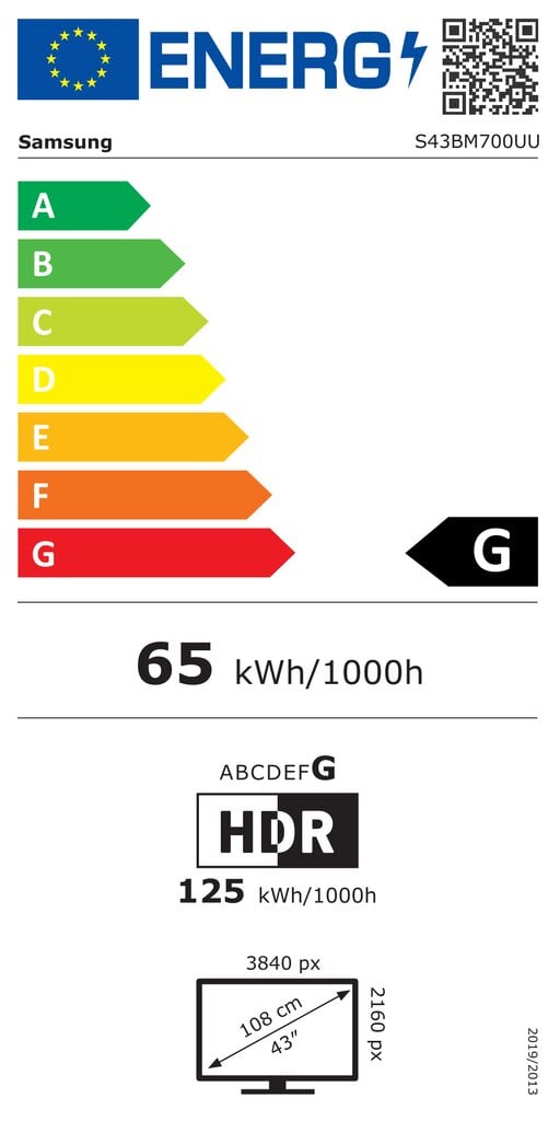 43'' 4K UHD Smart Monitor M7 nutiteleri funktsionaalsusega Samsung LS43BM700UUXEN hind ja info | Monitorid | kaup24.ee