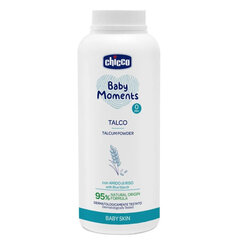 Тальк пудра Chicco Baby Moments 150 мл цена и информация | Косметика для мам и детей | kaup24.ee