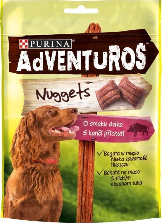 Nestle PURINA Adventuros Nuggets metssiga 90g цена и информация | Maiustused koertele | kaup24.ee