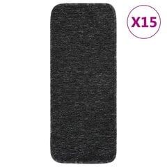 Trepimatt 15 tk, 60 x 25 cm, antratsiithall, libisemiskindel, vidaXL цена и информация | Ковры | kaup24.ee