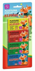 Plastiliin Alpino, 4 värvi x 50g цена и информация | Принадлежности для рисования, лепки | kaup24.ee