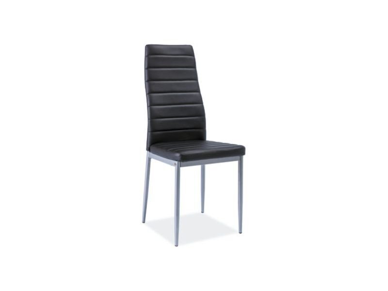 4 tooli komplekt H 261, kroom/must hind ja info | Söögilaua toolid, köögitoolid | kaup24.ee