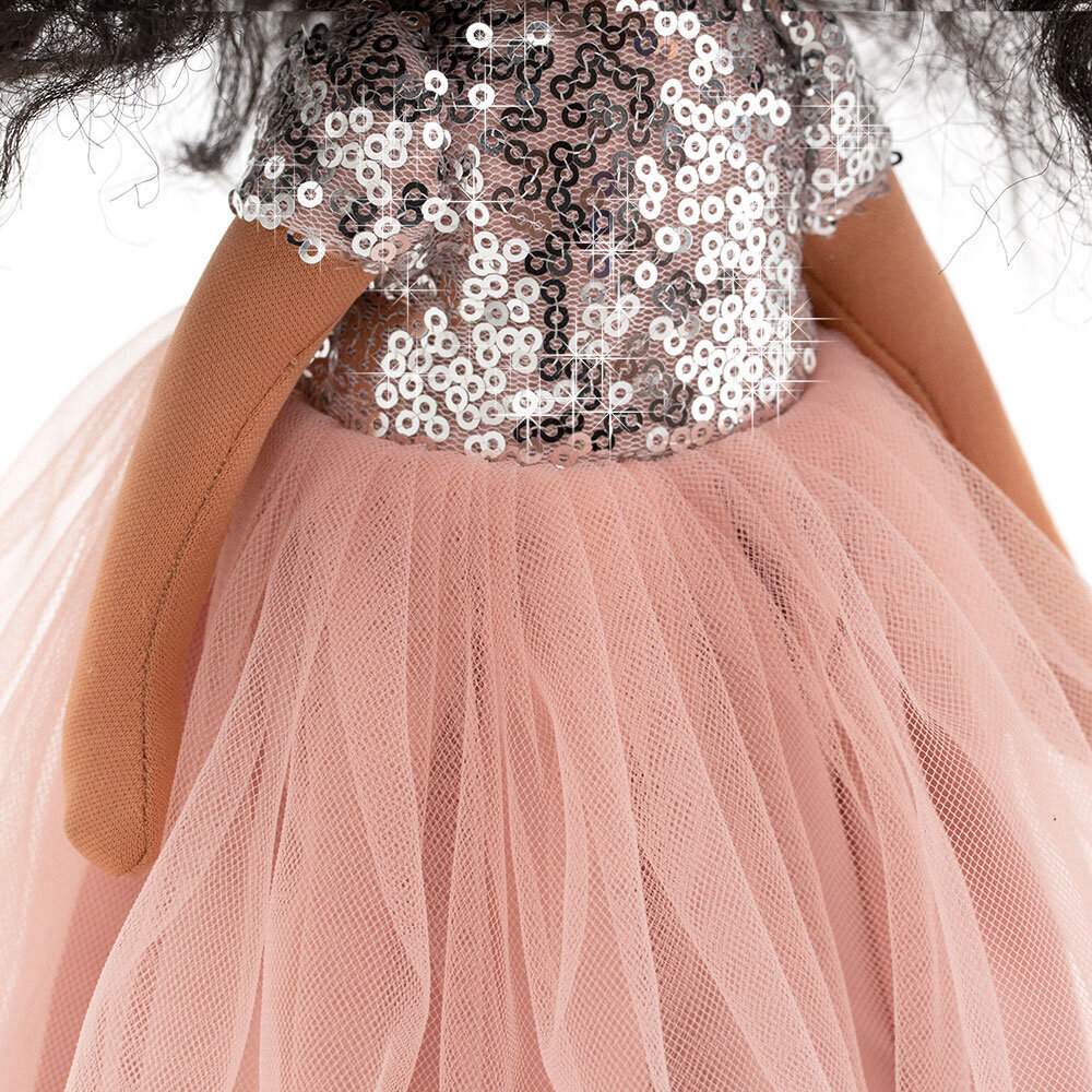 Sweet Sisters rõivakomplekt: Roosa kleit litritega цена и информация | Tüdrukute mänguasjad | kaup24.ee