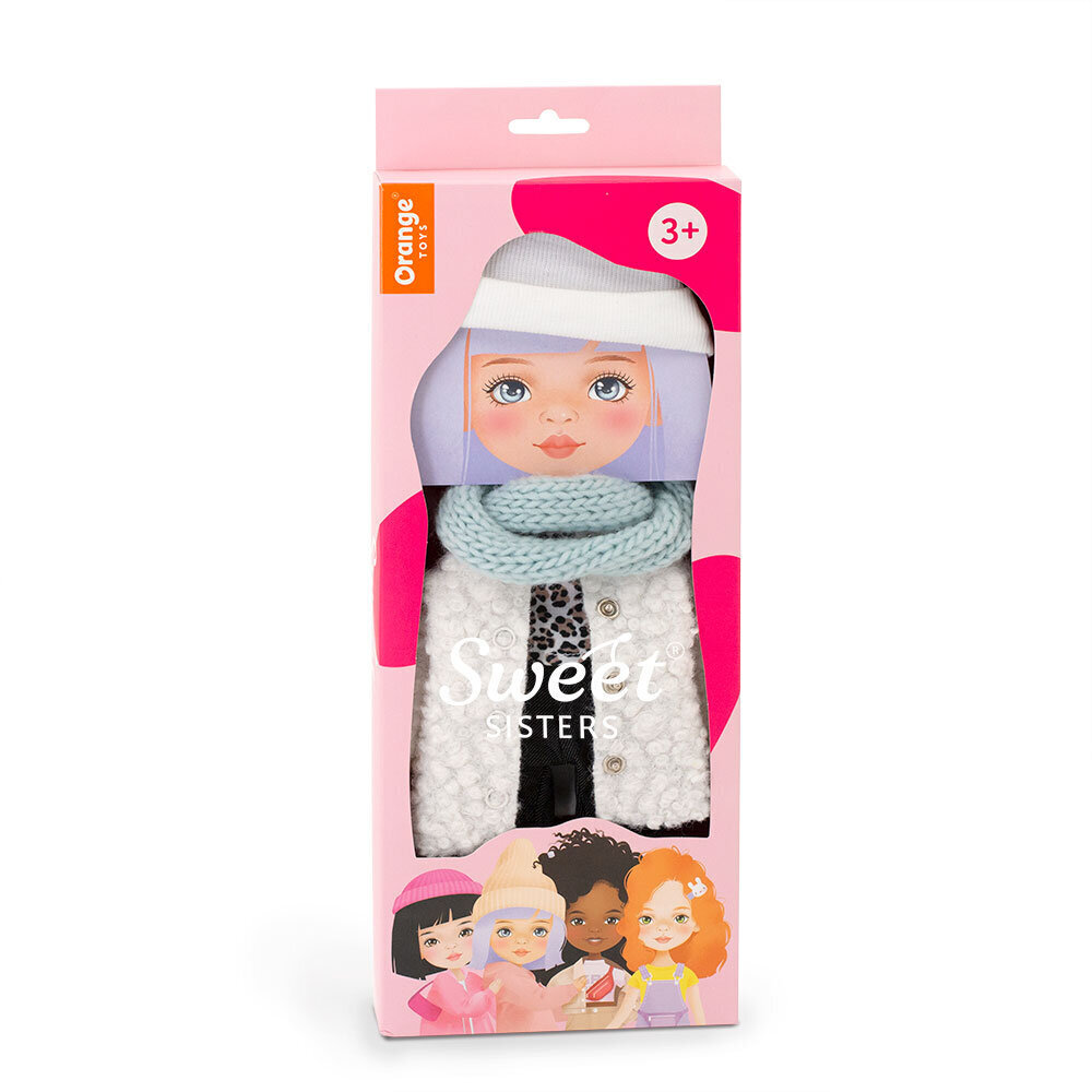 Sweet Sisters rõivakomplekt: Valge kasukas hind ja info | Tüdrukute mänguasjad | kaup24.ee