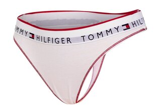 Женские трусики Tommy Hilfiger THONG WHITE UW0UW02813 YBR 28847 цена и информация | набор из 3 хлопковых женских трусиков с рисунком | kaup24.ee