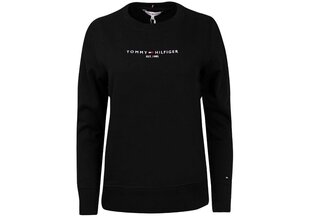 Женская толстовка Tommy Hilfiger TH ESS HILFIGER C-NK SWEATSHIRT BLACK WW0WW28220 BDS 28977 цена и информация | Женские кофты | kaup24.ee