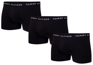 Meeste lühikesed püksid Tommy Hilfiger, 3 tk., MUST UM0UM02203 0VI 28874 kaina ir informacija | Мужские трусы | kaup24.ee