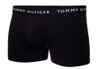 Meeste lühikesed püksid Tommy Hilfiger, 3 tk., MUST UM0UM02203 0VI 28874 hind ja info | Meeste aluspesu | kaup24.ee