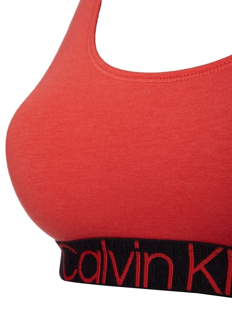 Calvin Klein naiste spordirinnahoidja UNLINED BRALETTE KORALL 000QF6576E XKP 29815 цена и информация | Rinnahoidjad | kaup24.ee