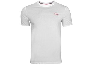 Meeste T-särk Tommy Hilfiger CN SS TEE, VALGE UM0UM02197 YBR 29025 цена и информация | Мужские футболки | kaup24.ee