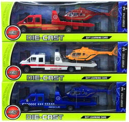 Auto Koos Helikopteriga hind ja info | Poiste mänguasjad | kaup24.ee