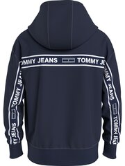 Мужская толстовка Tommy Hilfiger TJM TOMMY TAPE HOODIE NAVY DM0DM12934 C87 44126 цена и информация | свитер e193 - черный | kaup24.ee