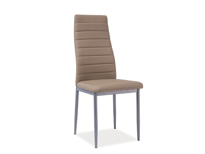 4 tooli komplekt H261 Bis Alu, tumebeež цена и информация | Söögilaua toolid, köögitoolid | kaup24.ee