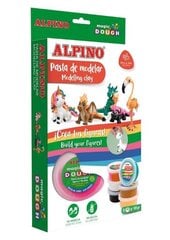 Моделин Alpino Magic Dough Fantasy Animals, 6 цветов x 40g. цена и информация | Принадлежности для рисования, лепки | kaup24.ee
