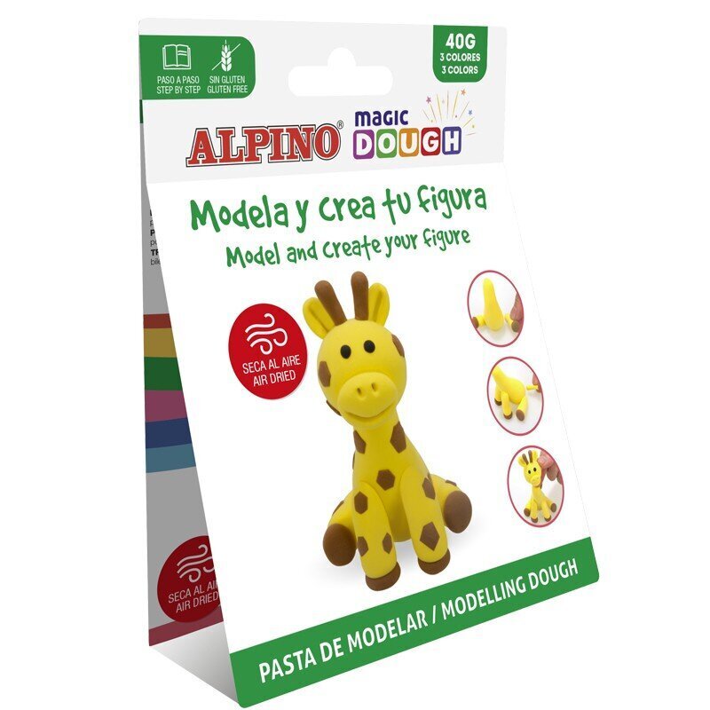 Voolimismass Alpino Magic Dough Animals цена и информация | Arendavad mänguasjad | kaup24.ee