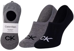 Calvin Klein meeste sokid, 2 paari, must/hall 701218716 003 44531 hind ja info | Meeste sokid | kaup24.ee