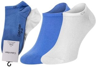 Мужские носки CALVIN KLEIN 2 пары, белые/синие 701218707 006 44522 цена и информация | Мужские носки | kaup24.ee