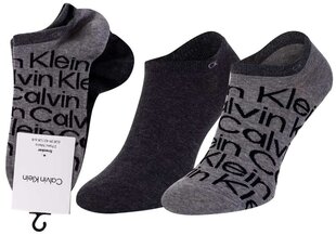 Мужские носки Calvin Klein 2 пары, серые 701218714 004 44537 цена и информация | Мужские носки | kaup24.ee