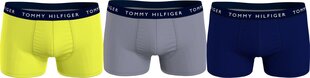 Tommy Hilfiger meeste bokserid, 3 paari, YELLOW/NAVY/GRAY UM0UM02203 0S1 43395 цена и информация | Мужские трусы | kaup24.ee