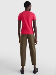 Tommy Hilfiger naiste T-särk T-SHIRT SP SLIM SOLID V-NK TOP SS, fuksia WW0WW30511 TZR 43892 hind ja info | Naiste T-särgid | kaup24.ee