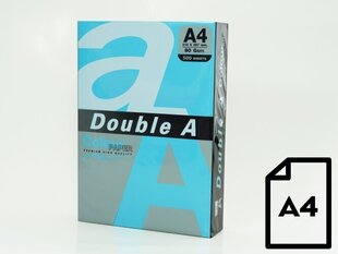 Värviline paber Double A Deep Blue, 80g, A4, 500 lehte hind ja info | Vihikud, märkmikud ja paberikaubad | kaup24.ee