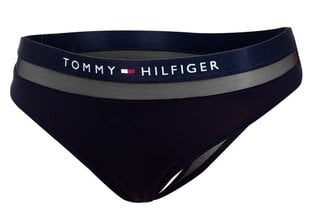 Женские трусики-стринги Tommy Hilfiger, темно-синие UW0UW00058 416 цена и информация | набор из 3 хлопковых женских трусиков с рисунком | kaup24.ee