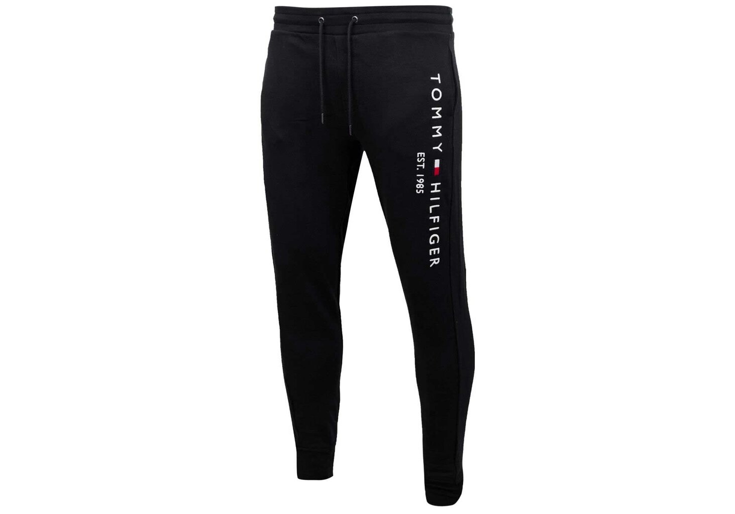 Meeste spordipüksid Tommy Hilfiger BASIC BRANDED SWEATPANTS, must MW0MW08388 BDS hind ja info | Meeste spordiriided | kaup24.ee