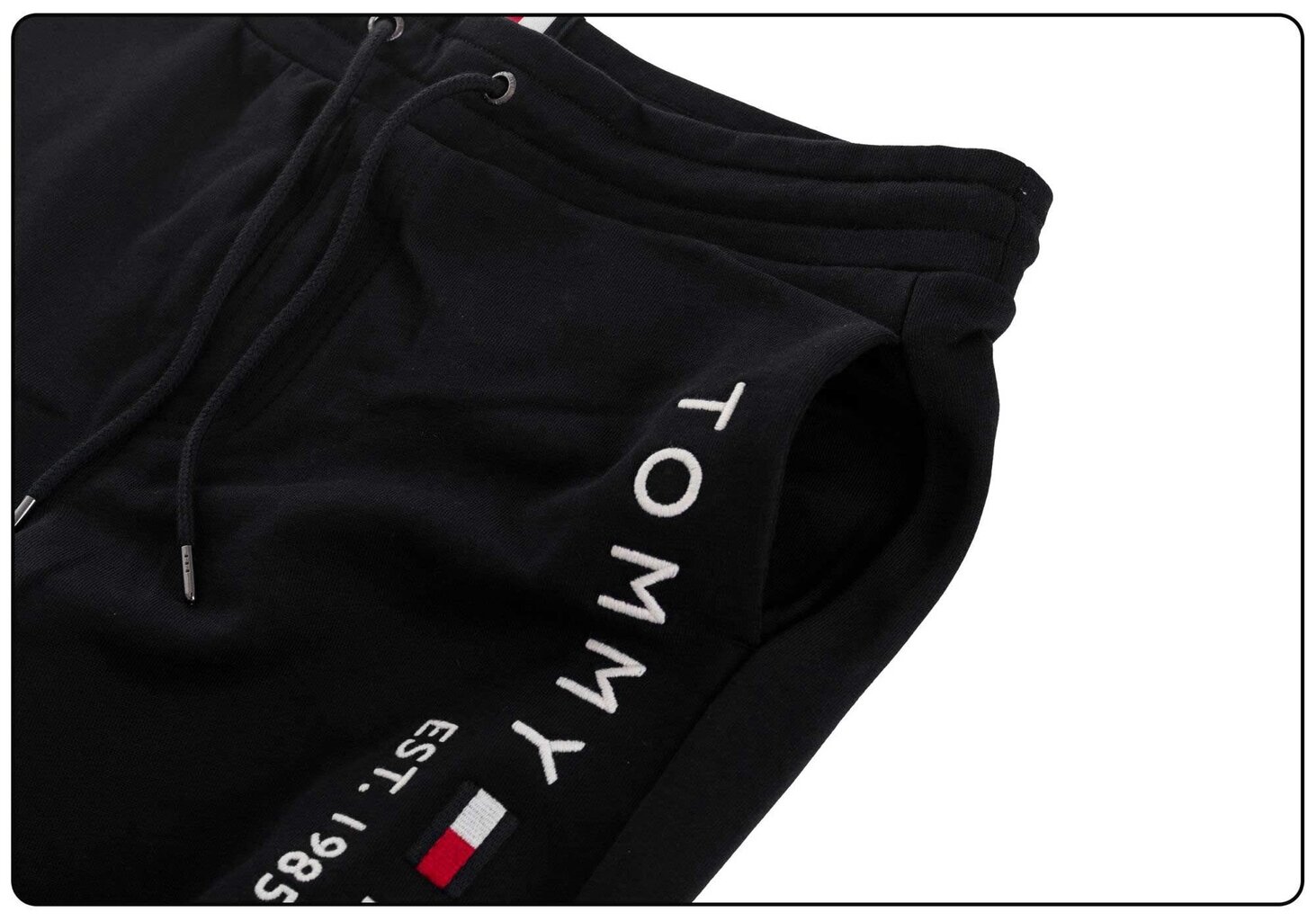 Meeste spordipüksid Tommy Hilfiger BASIC BRANDED SWEATPANTS, must MW0MW08388 BDS цена и информация | Meeste spordiriided | kaup24.ee