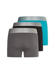 Мужские трусы Calvin Klein TRUNK 3 пары, черные/серые/бирюзовые 000NB3130A 13C 45692 цена и информация | Мужские трусы | kaup24.ee