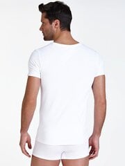Мужская футболка Guess T-SHIRT CALEB HERO CREW NECK, белая U97M00JR003 A009 44619 цена и информация | Мужские футболки | kaup24.ee