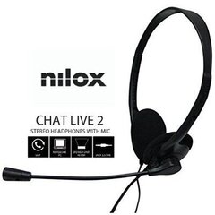 Kõrvaklapid Mikrofoniga Nilox Control Vol цена и информация | Наушники | kaup24.ee