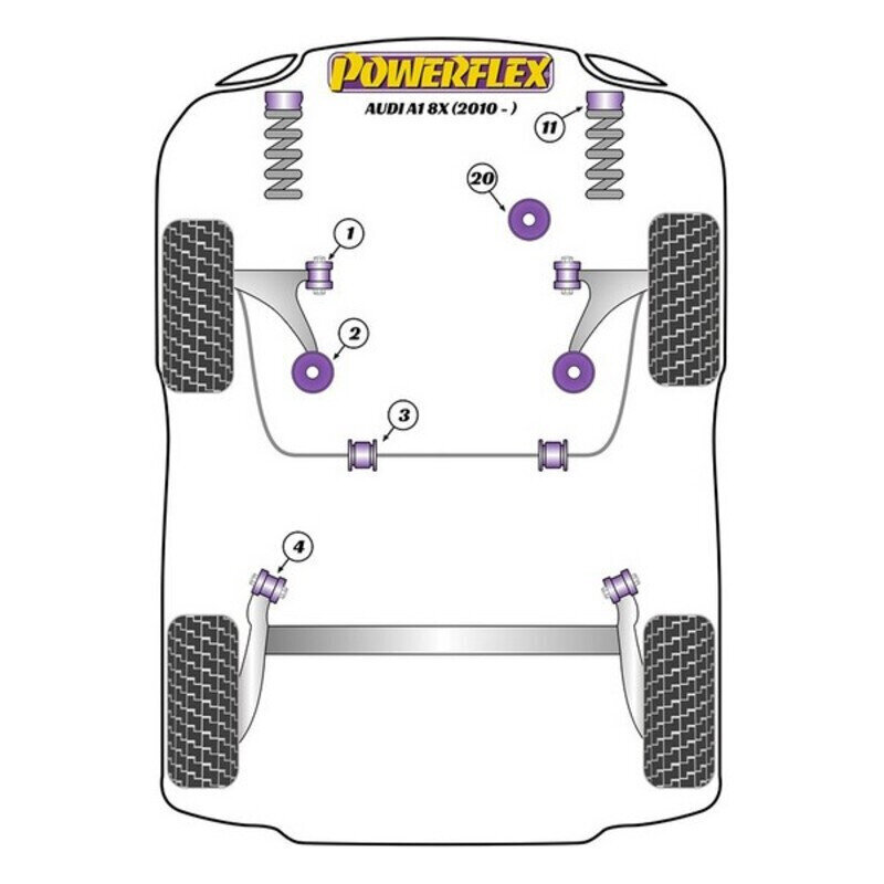 Silentblock Powerflex PFF85-431 hind ja info | Lisaseadmed | kaup24.ee