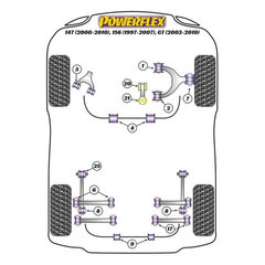 Silentblock Powerflex PFF1-810-22 hind ja info | Lisaseadmed | kaup24.ee