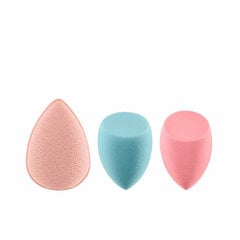 Meigi käsn Real Techniques Pro-Matte Poreless Perfection Mitmevärviline (3 pcs) цена и информация | Кисти для макияжа, спонжи | kaup24.ee