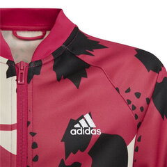 Спортивная куртка для детей Adidas Aeroready Animal Print Warm-Up Розовый S6433531 цена и информация | Свитеры, жилетки, пиджаки для девочек | kaup24.ee