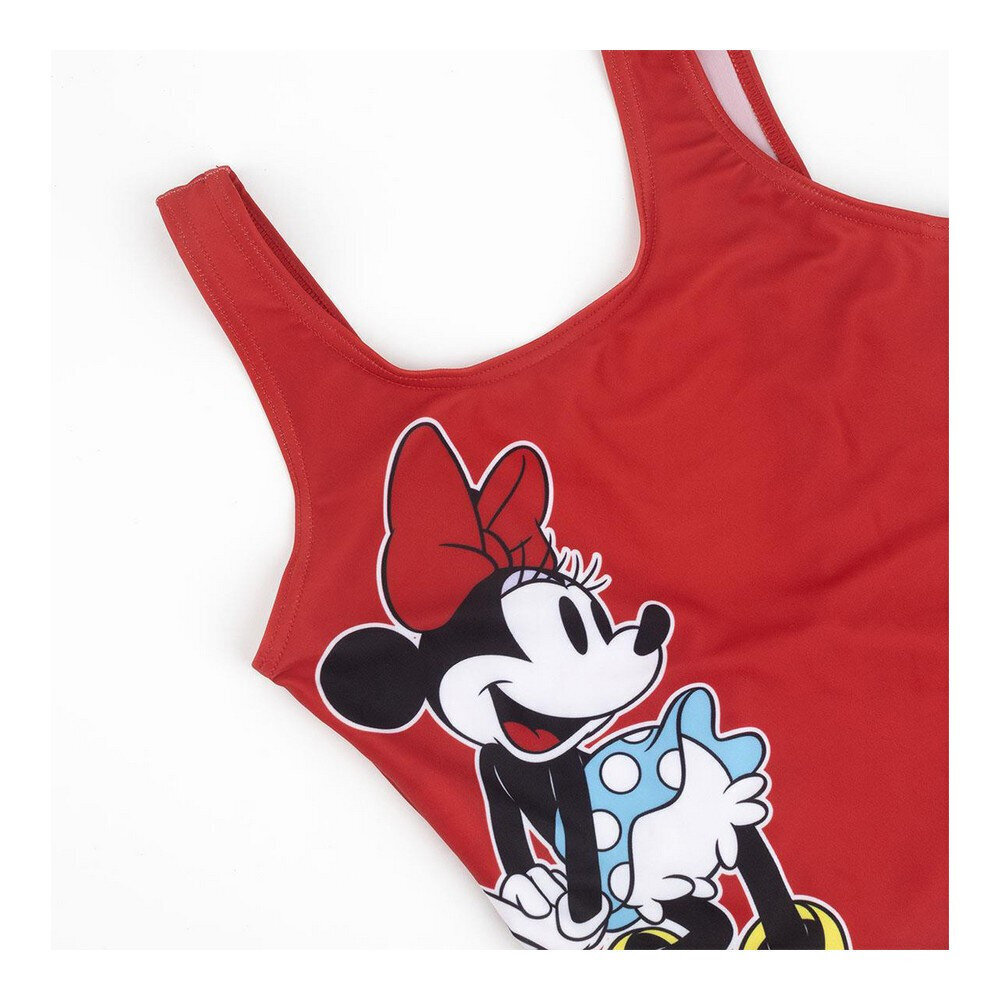 Tüdrukute ujumistrikoo Minnie Mouse Punane S0730107 hind ja info | Tüdrukute trikood | kaup24.ee