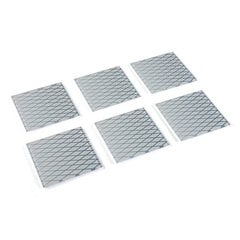 Klaasialused Versa Diamond (11 x 11 x 4 cm) (6 pcs) цена и информация | Скатерти, салфетки | kaup24.ee