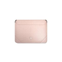 Чехол Guess sleeve GUCS14PSATLP 14” pink Saffiano Triangle цена и информация | Рюкзаки, сумки, чехлы для компьютеров | kaup24.ee