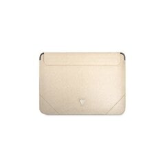 Guess sleeve GUCS14PSATLE 14” beige Saffiano Triangle цена и информация | Рюкзаки, сумки, чехлы для компьютеров | kaup24.ee