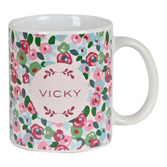 Керамическая кружка Mug Vicky Martín Berrocal Rosebloom, разноцветная (350 мл) цена и информация | Стаканы, фужеры, кувшины | kaup24.ee