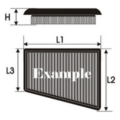 Õhufilter Green Filters P950367 hind ja info | Lisaseadmed | kaup24.ee