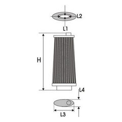 Õhufilter Green Filters G491614 hind ja info | Lisaseadmed | kaup24.ee