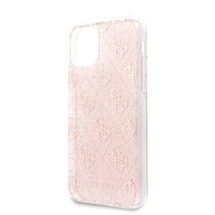 Чехол Guess для Samsung Galaxy A72 GUHCA72PCU4GLPI pink hard case 4G Glitter цена и информация | Чехлы для телефонов | kaup24.ee