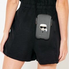 Универсальная сумка для мобильного телефона Karl Lagerfeld 6,7" Pouch Black цена и информация | Чехлы для телефонов | kaup24.ee