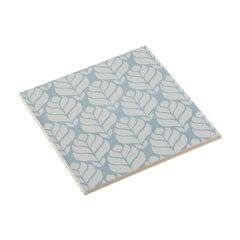 Lauamatt Versa Ice Blue Lehed Keraamiline (15 x 0,7 x 15 cm) hind ja info | Laudlinad, lauamatid, servjetid | kaup24.ee