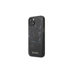 Guess case for iPhone 13 Mini 5,4'' GUHCP13SPCUMABK black hard case Marble hind ja info | Telefoni kaaned, ümbrised | kaup24.ee