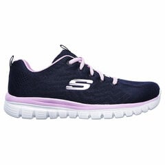 Naiste treeningkingad Skechers Graceful - Get Connecte tumesinine, suurus 40 S6437958 цена и информация | Спортивная обувь, кроссовки для женщин | kaup24.ee