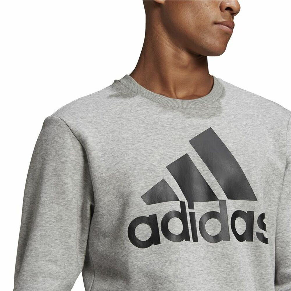 Dressipluus ilma kapuutsita, meeste Adidas Essentials Big Logo Helehall S6443172 hind ja info | Meeste spordiriided | kaup24.ee