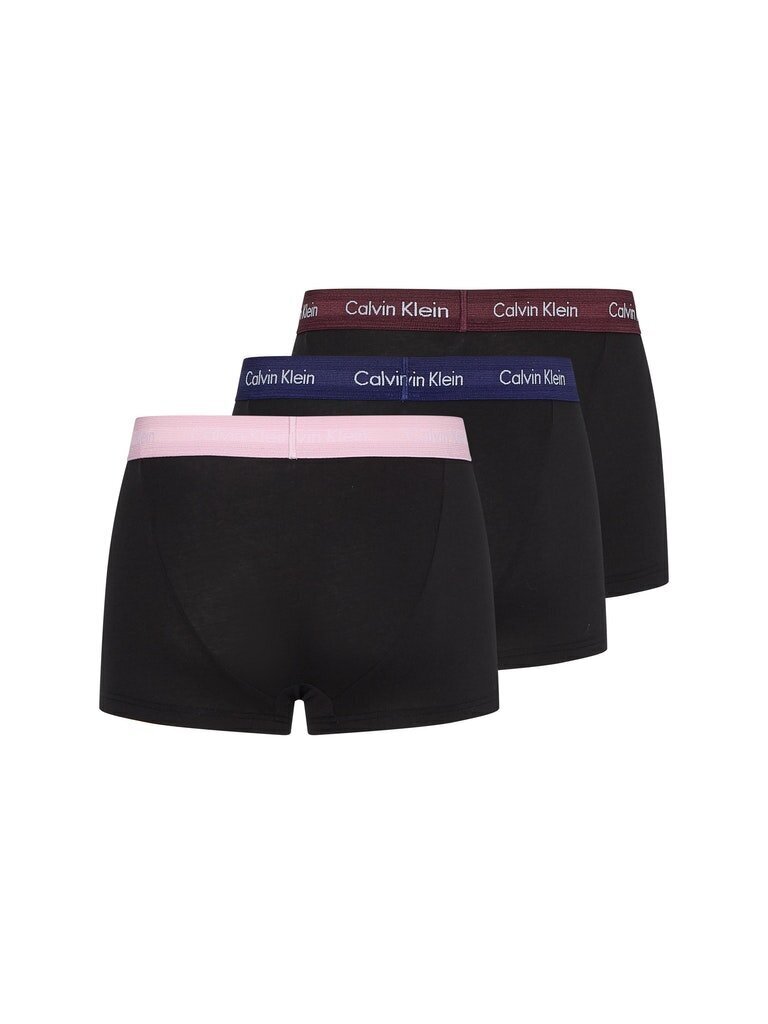 Meeste aluspüksid Calvin Klein LOW RISE TRUNK, 3 paari, mustad 0000U2664G WHX 42856 hind ja info | Meeste aluspesu | kaup24.ee